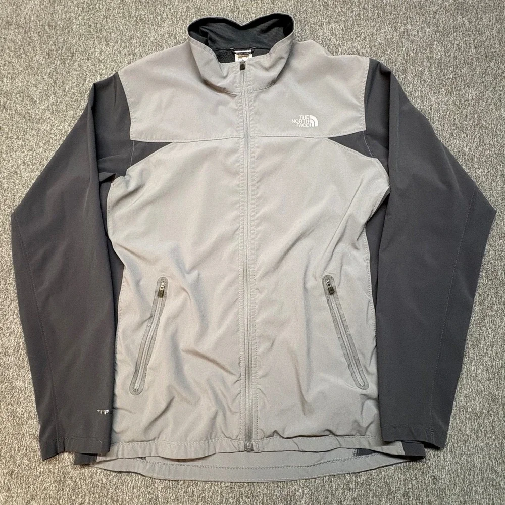 The North Face TNF Apex Men's M Grey Windbreaker Jacket Lightweight‎